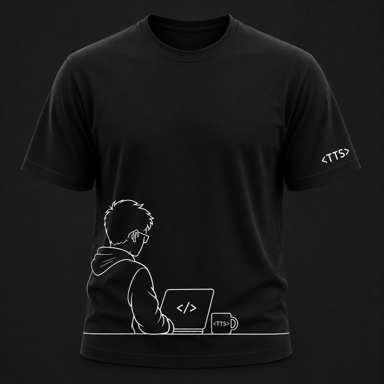 Techie Man Cotton T Shirt