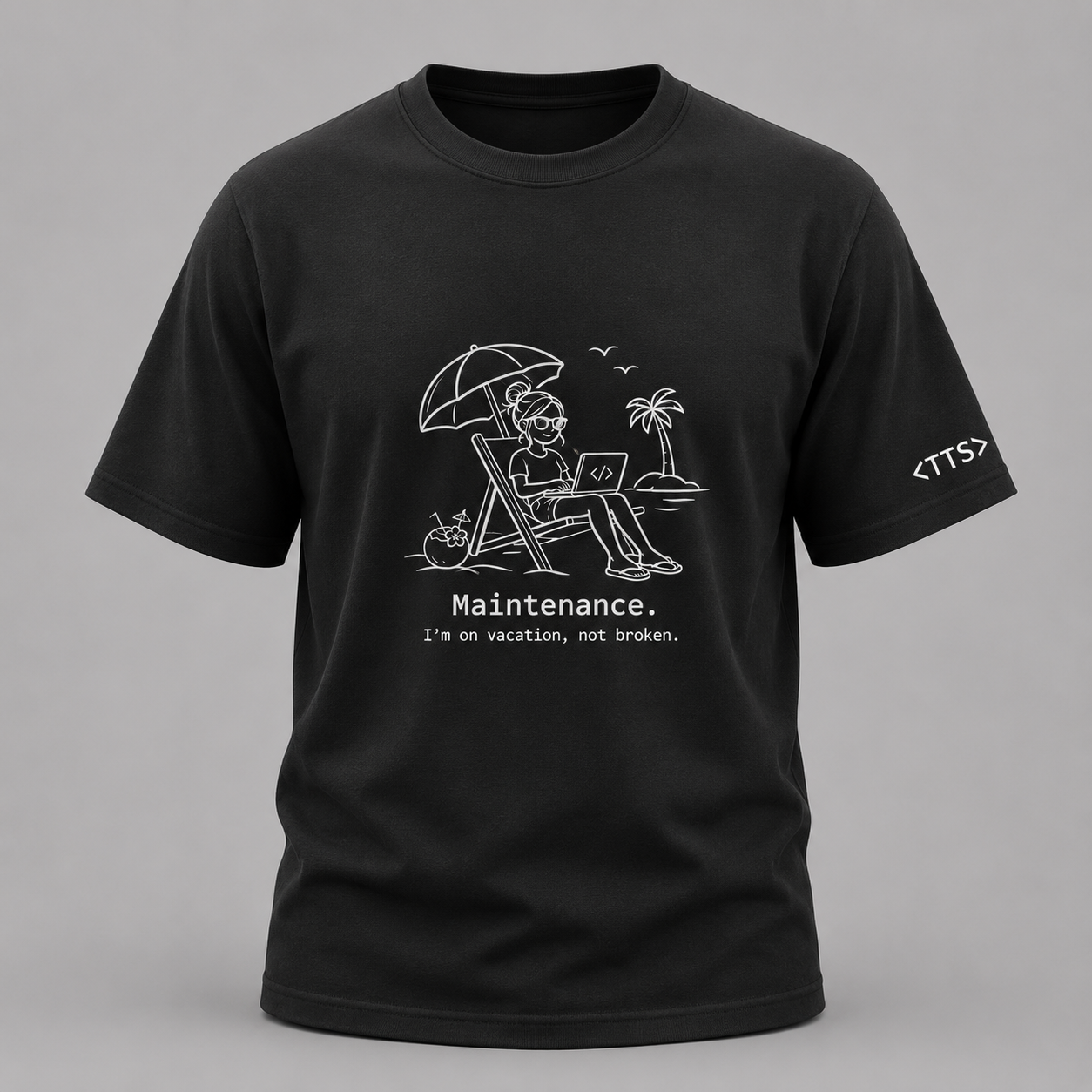 Maintenance Mode Woman Cotton T Shirt