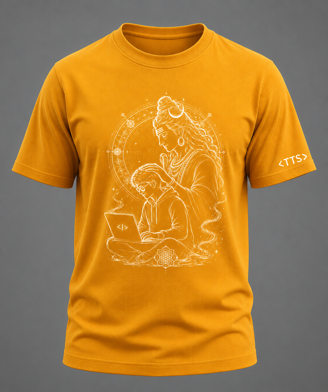 Shiva Blessing Cotton T Shirt