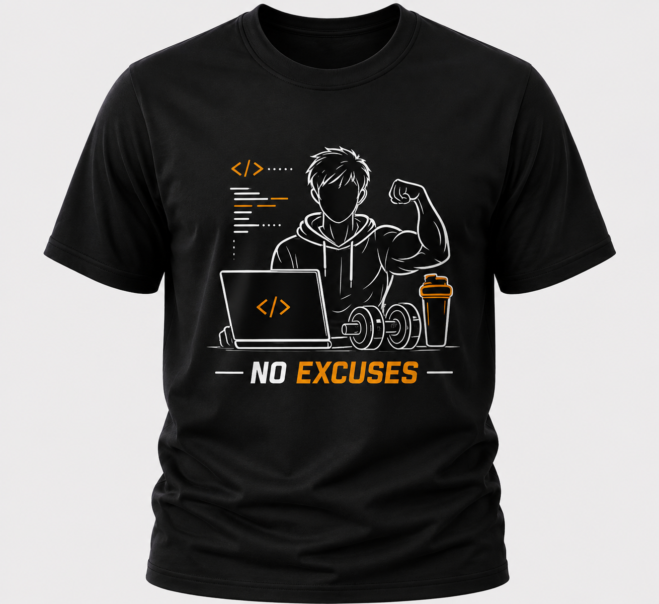 No Excuses Cotton T Shirt