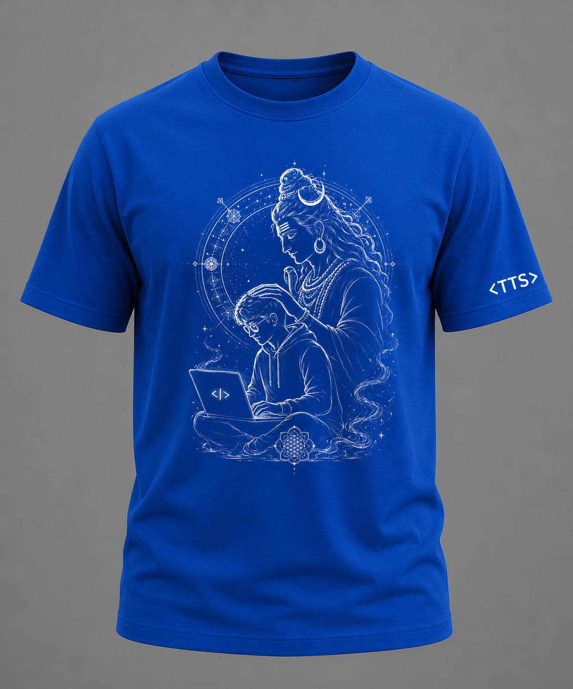 Shiva Blessing Cotton T Shirt
