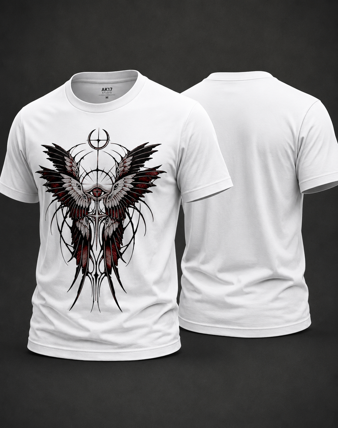 Celestial Wings Cotton T Shirt