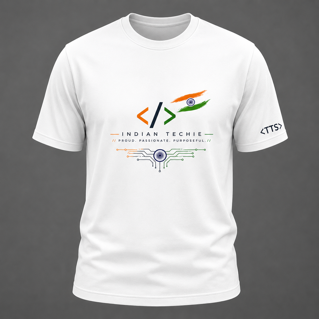 Indian Techie Cotton T Shirt