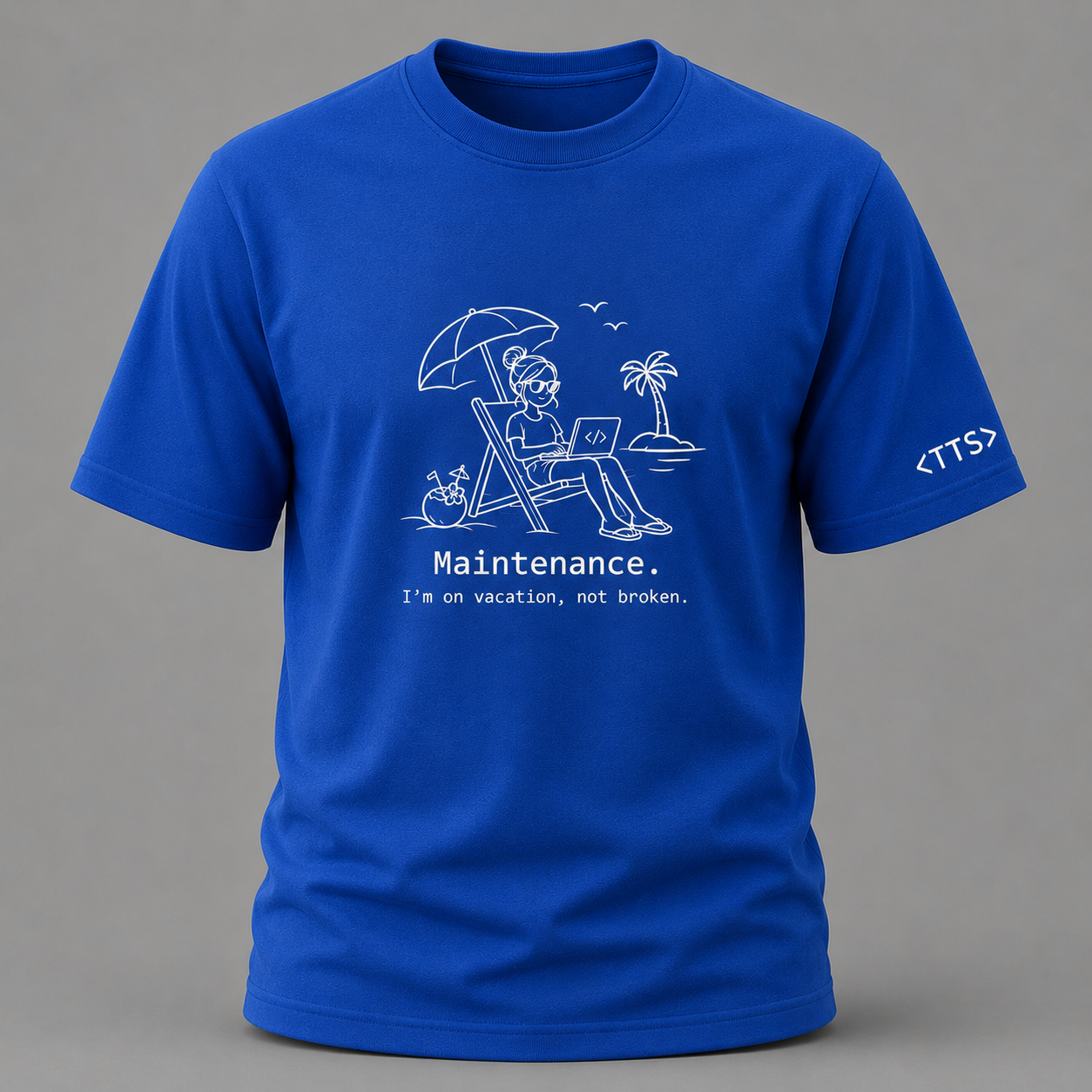 Maintenance Mode Woman Cotton T Shirt