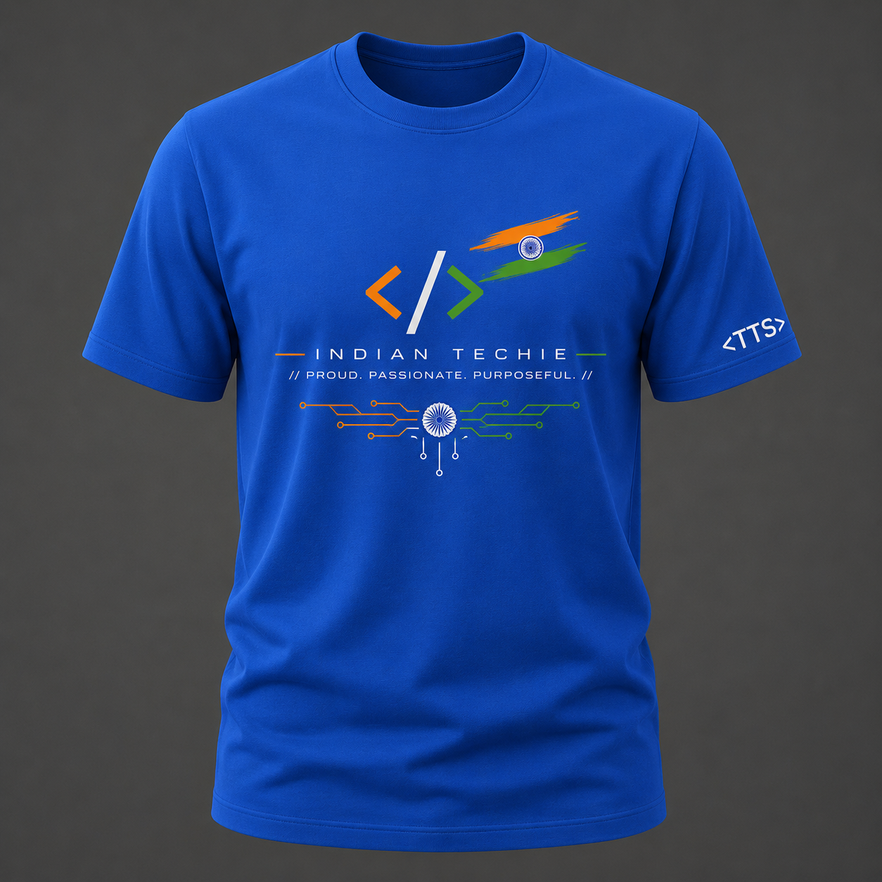 Indian Techie Cotton T Shirt