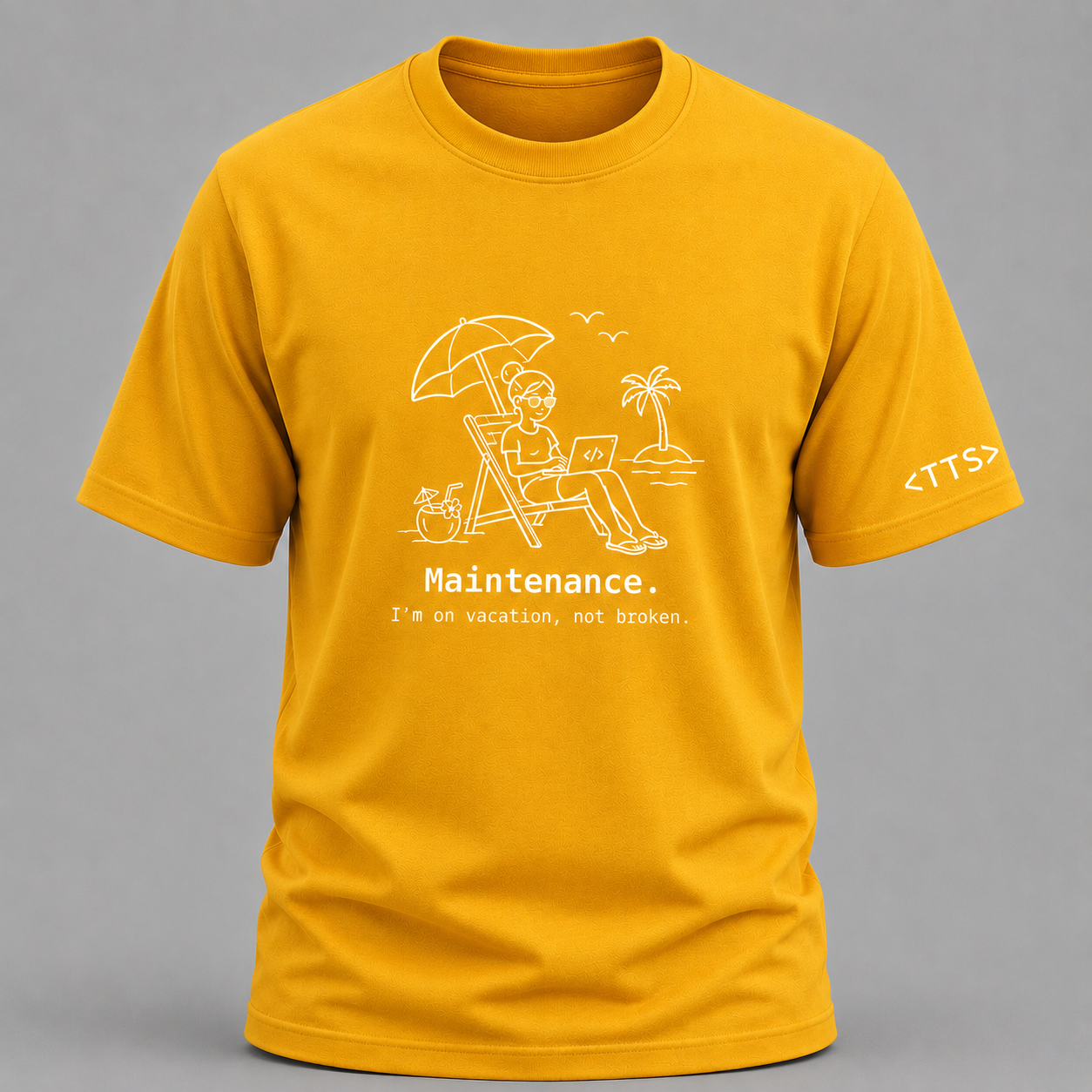 Maintenance Mode Woman Cotton T Shirt