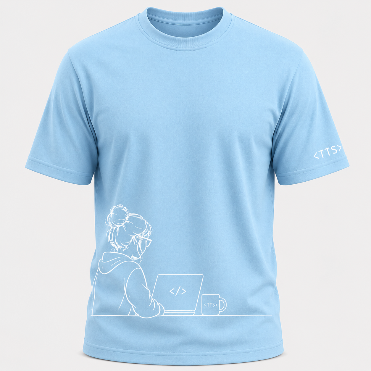 Techie Woman Cotton T Shirt