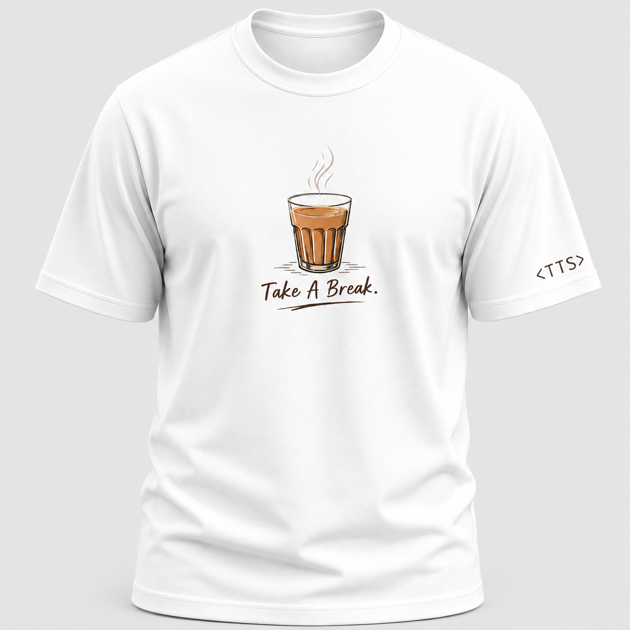 Tea Break Cotton T Shirt
