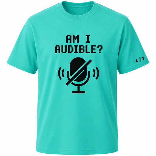 Am I Audible? Cotton T Shirt