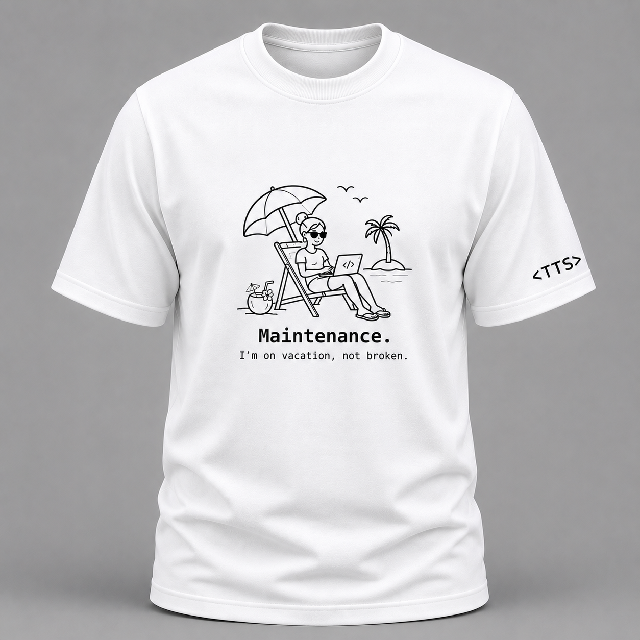 Maintenance Mode Woman Cotton T Shirt