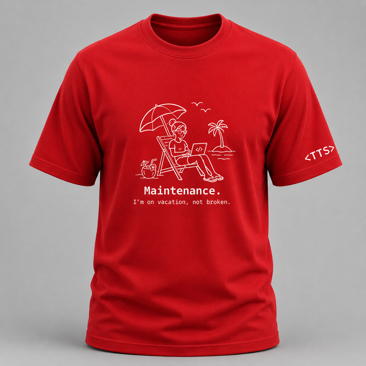 Maintenance Mode Woman Cotton T Shirt