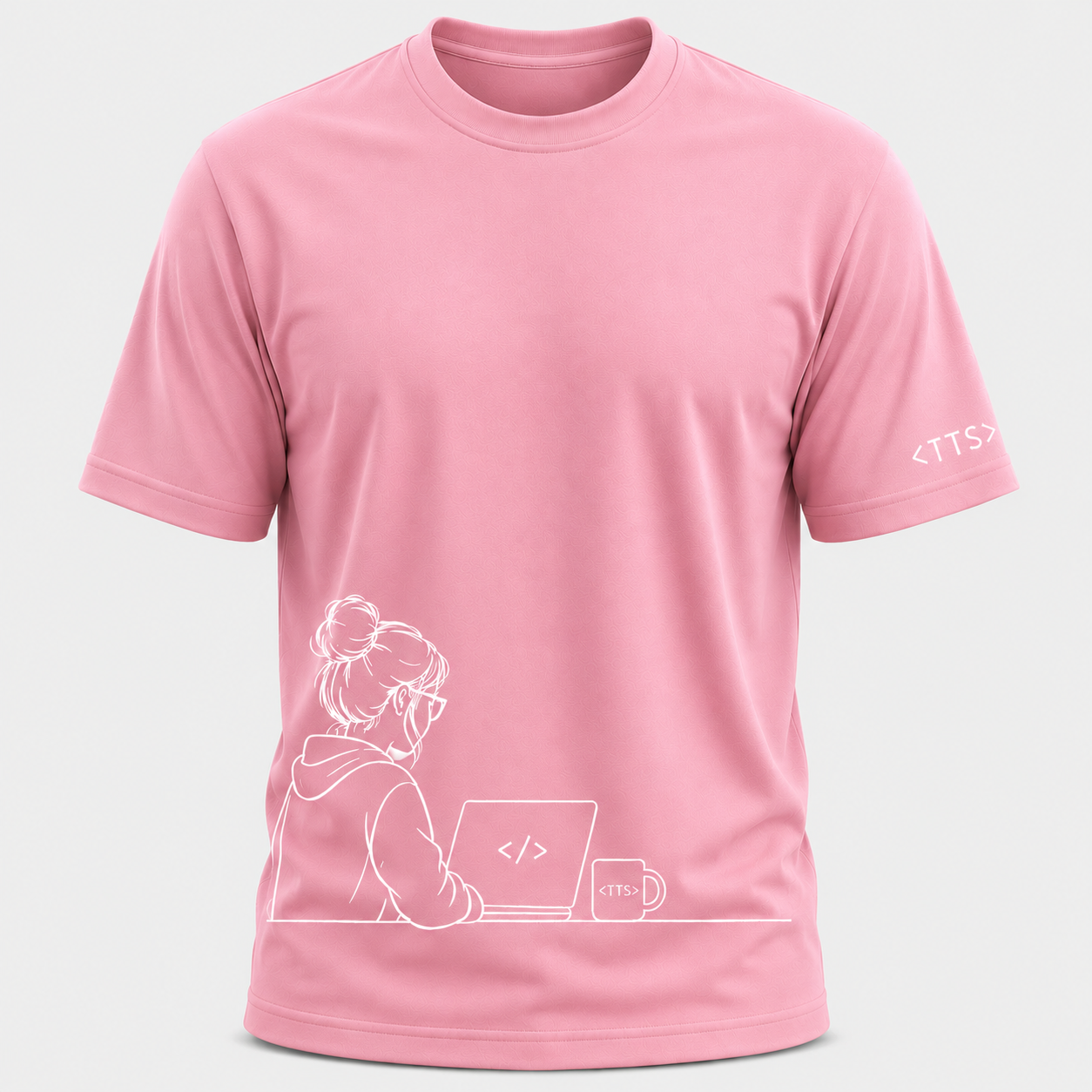 Techie Woman Cotton T Shirt