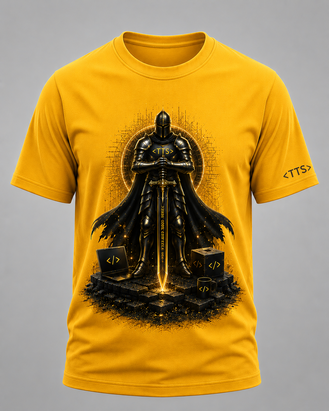 Standing Knight Cotton T Shirt