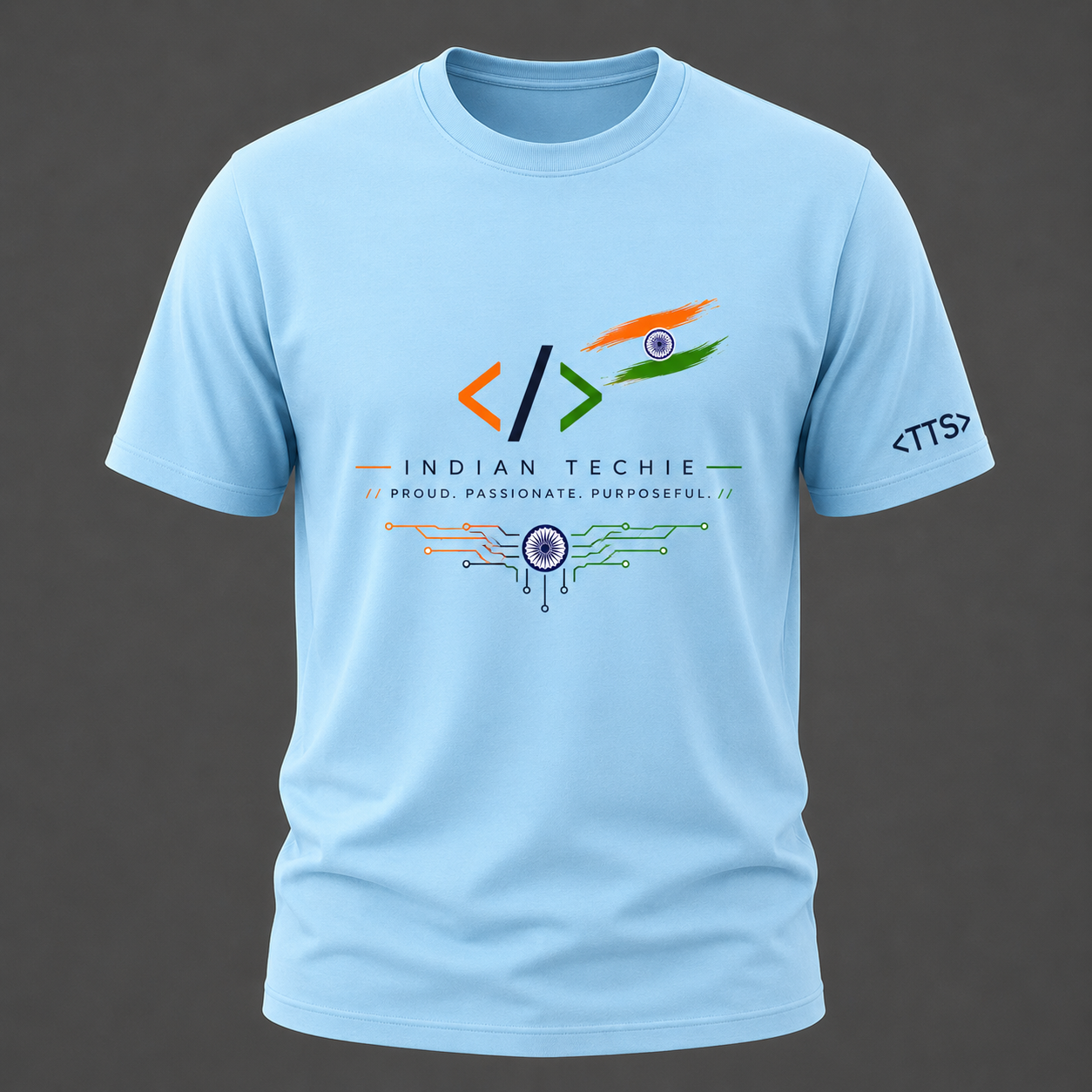 Indian Techie Cotton T Shirt