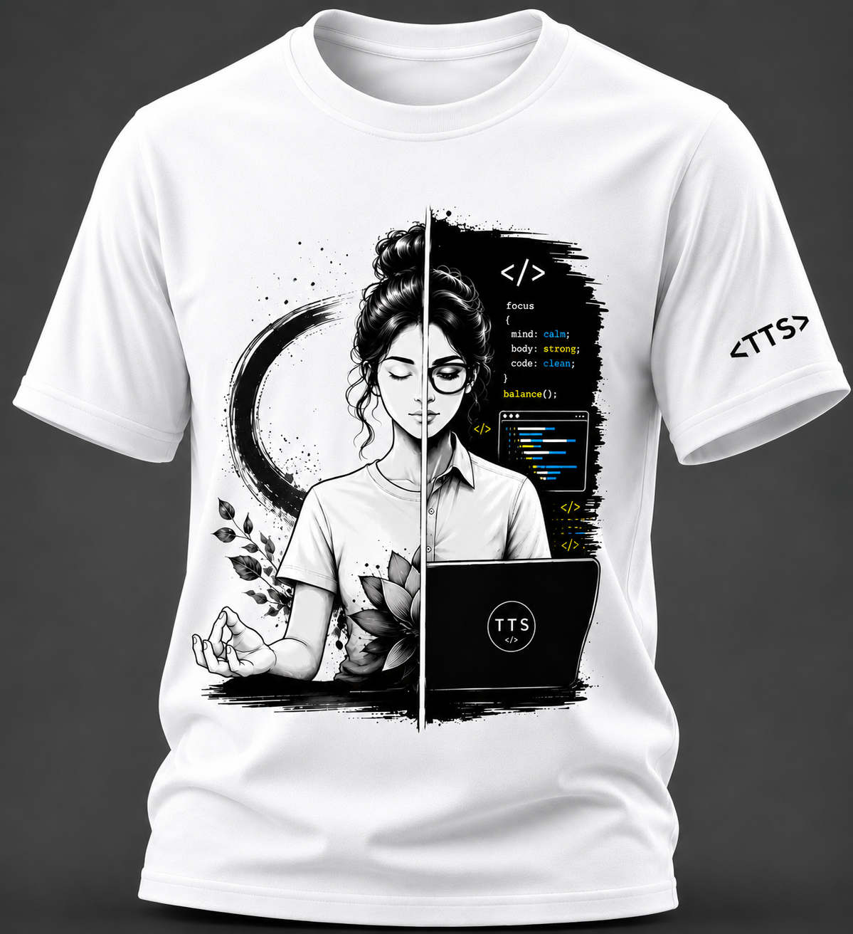 She MediTechs Pure Cotton T Shirt