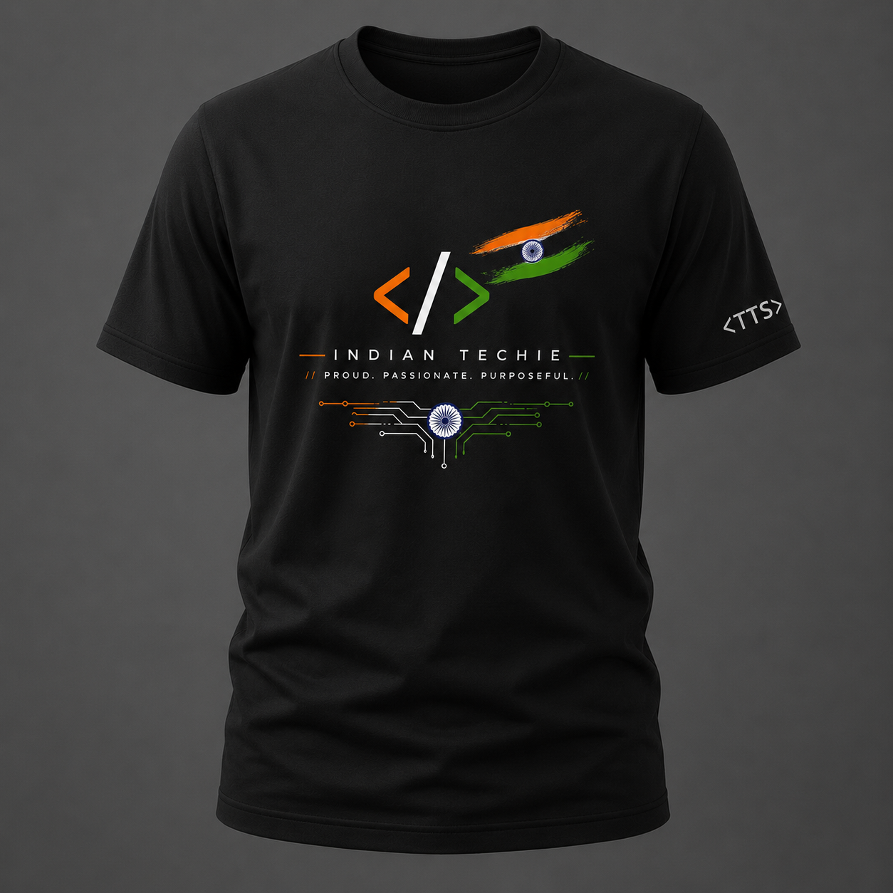 Indian Techie Cotton T Shirt