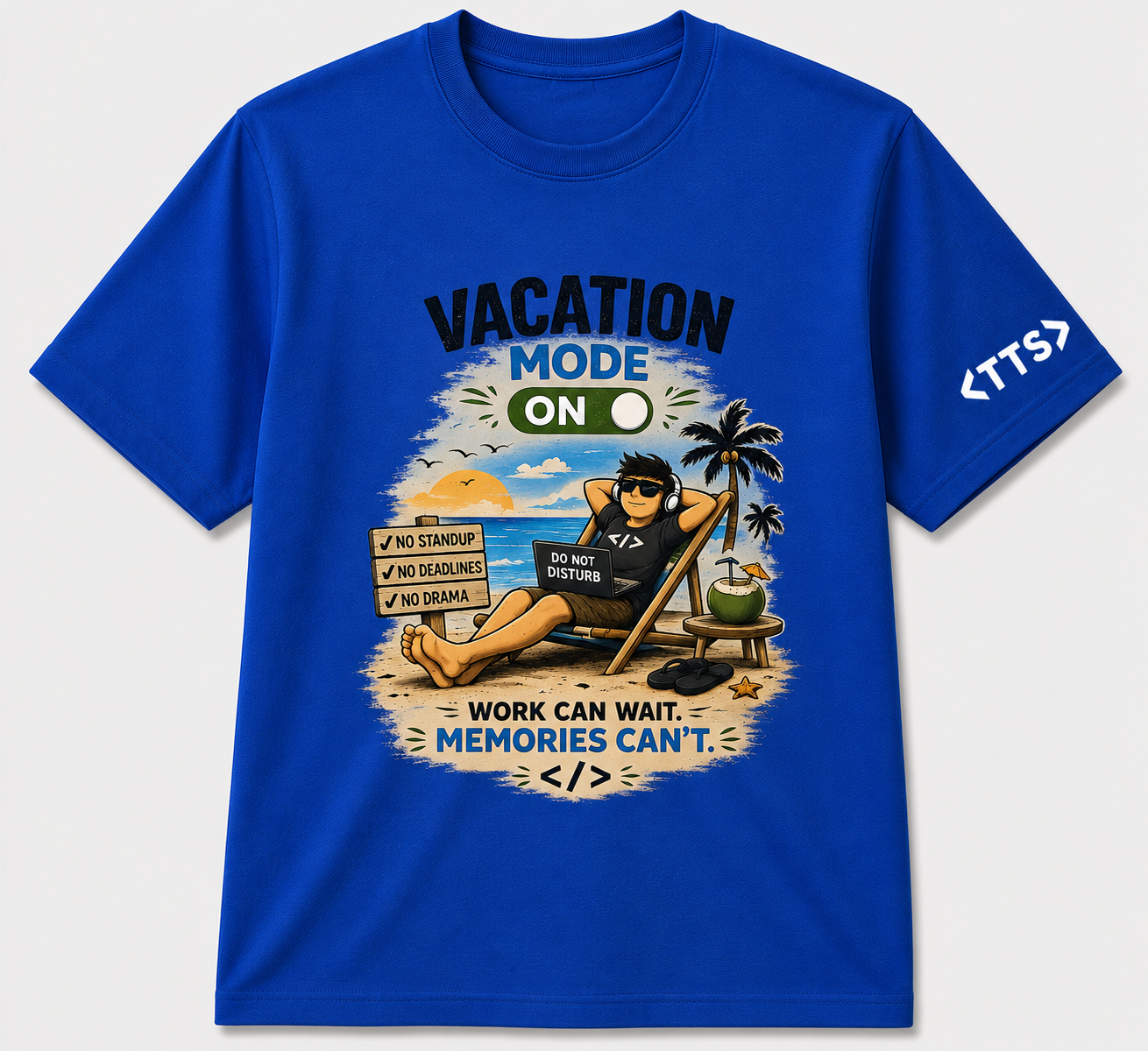 Vacation Mode Cotton T Shirt