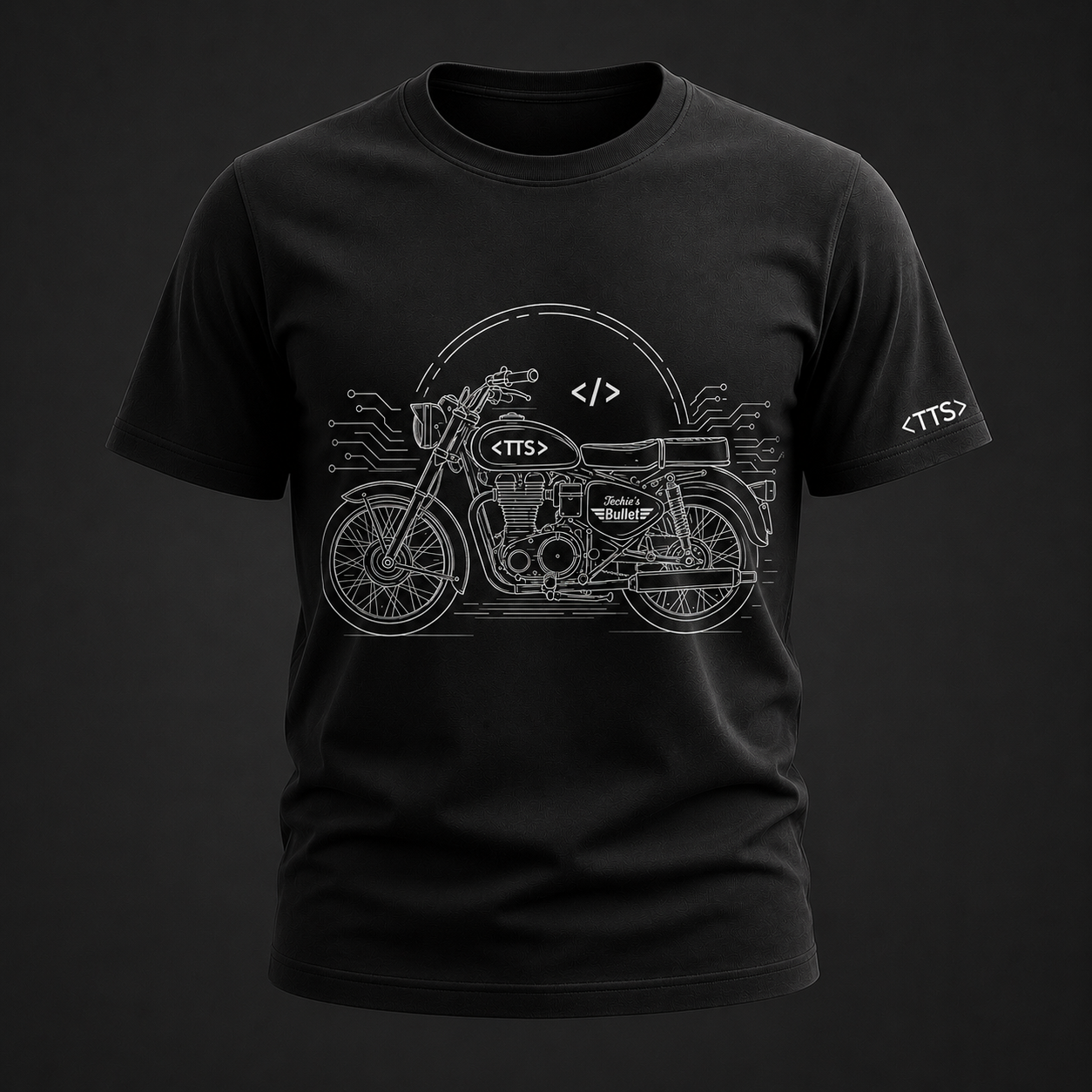 Techie’s Bullet Cotton T Shirt