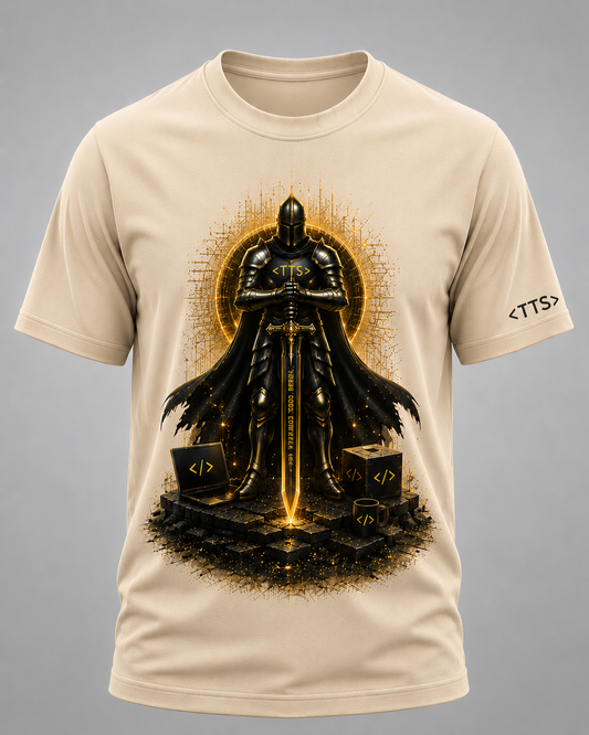 Standing Knight Cotton T Shirt
