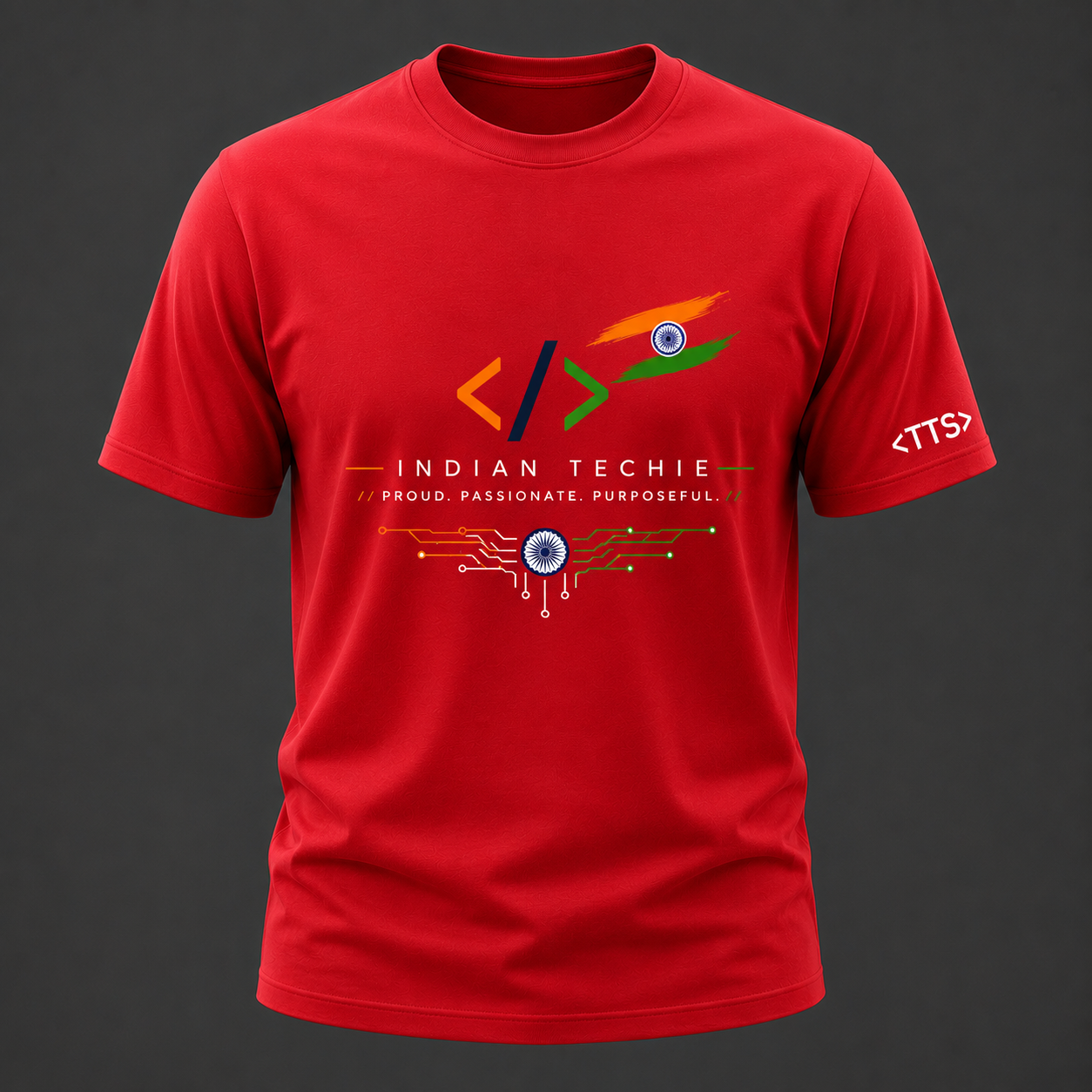 Indian Techie Cotton T Shirt