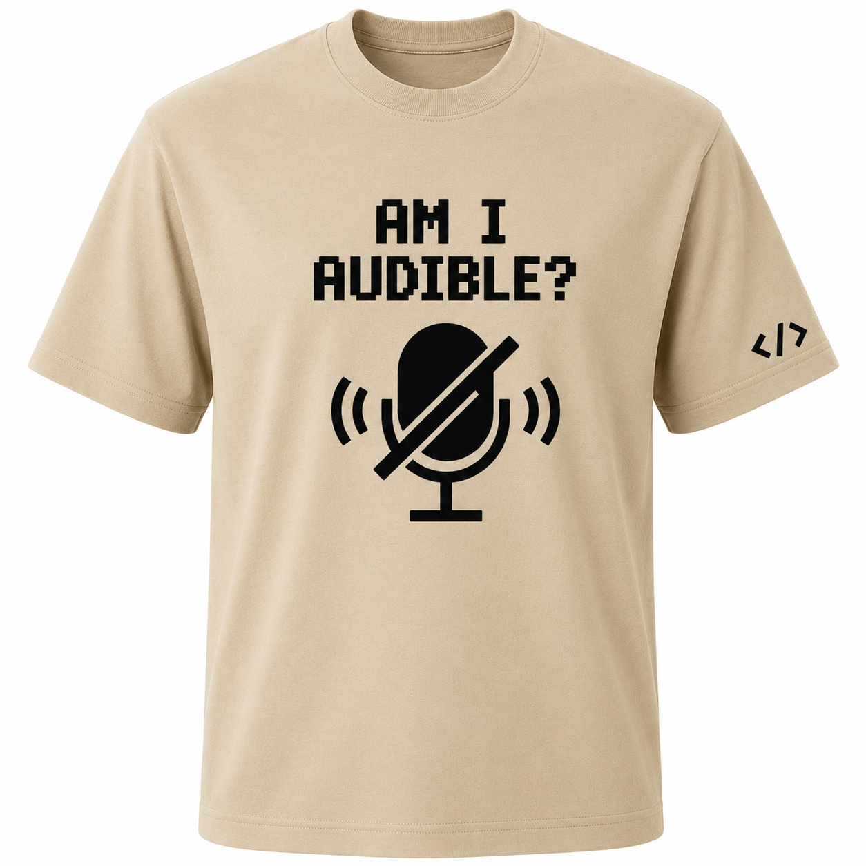 Am I Audible? Cotton T Shirt