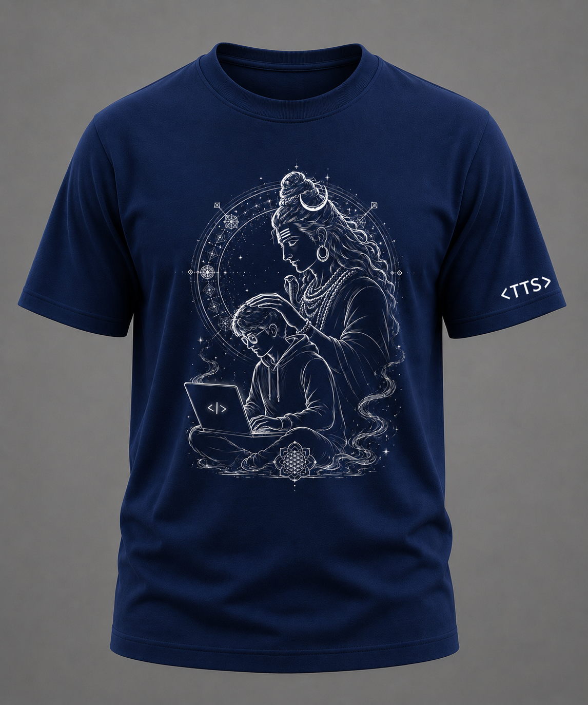 Shiva Blessing Cotton T Shirt