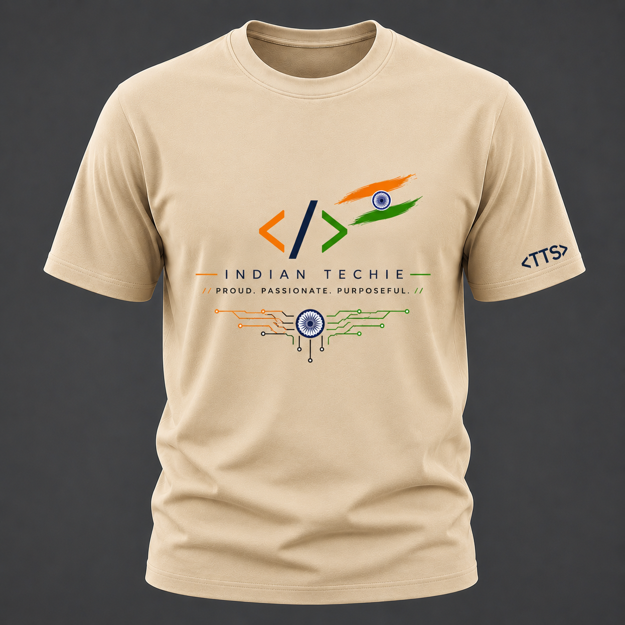 Indian Techie Cotton T Shirt