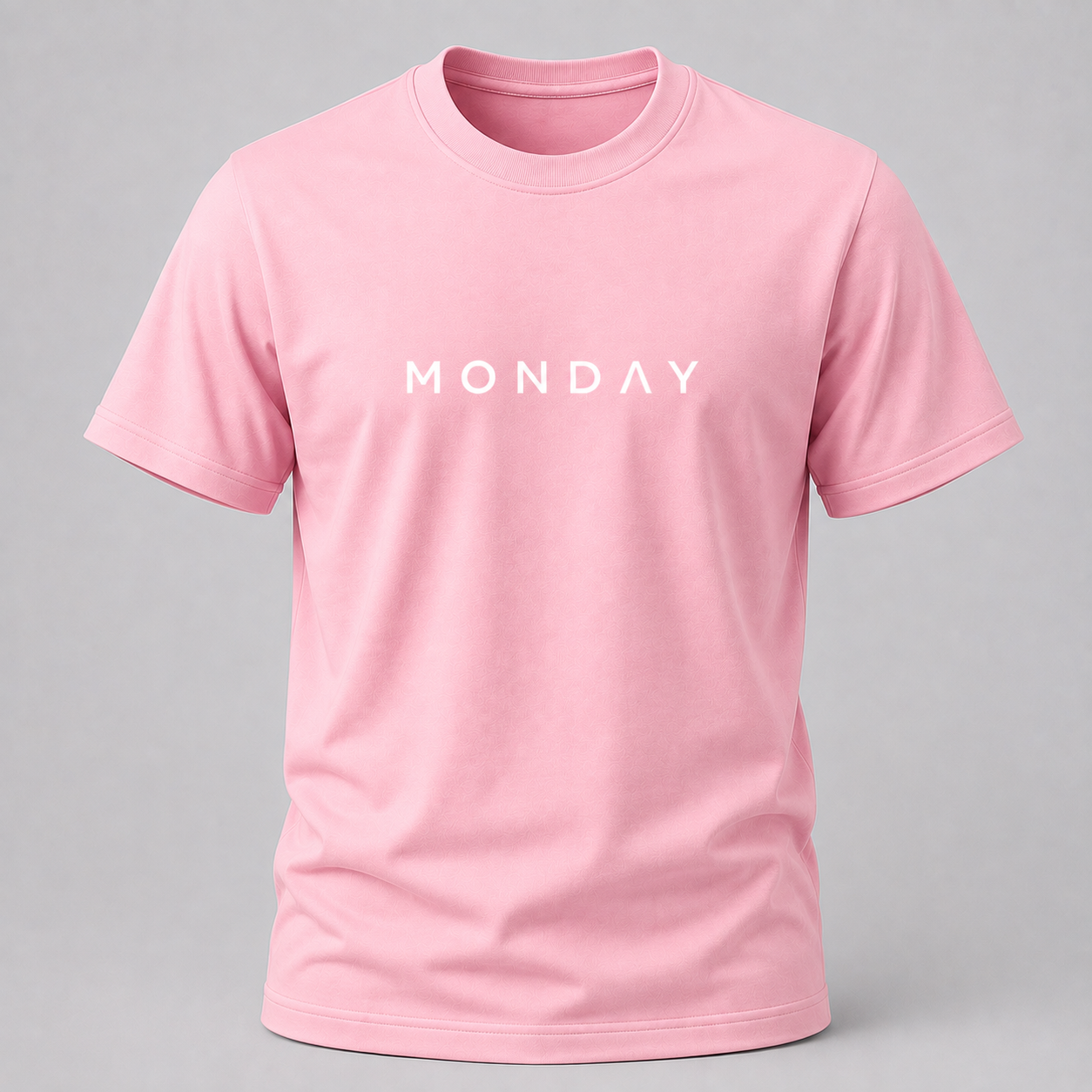 Monday Typography Cotton T Shirt