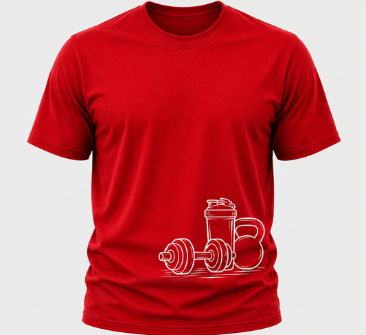 Gym Equipment Cotton T Shirt