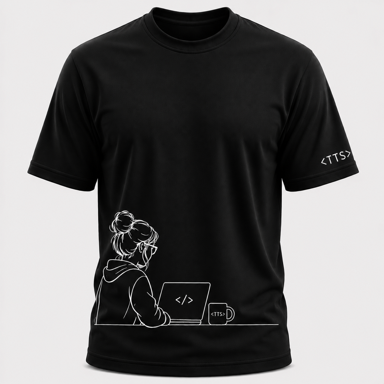 Techie Woman Cotton T Shirt