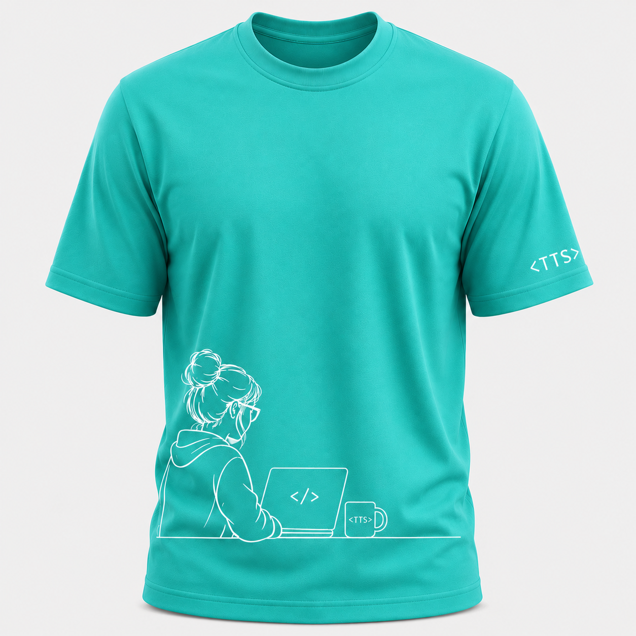 Techie Woman Cotton T Shirt