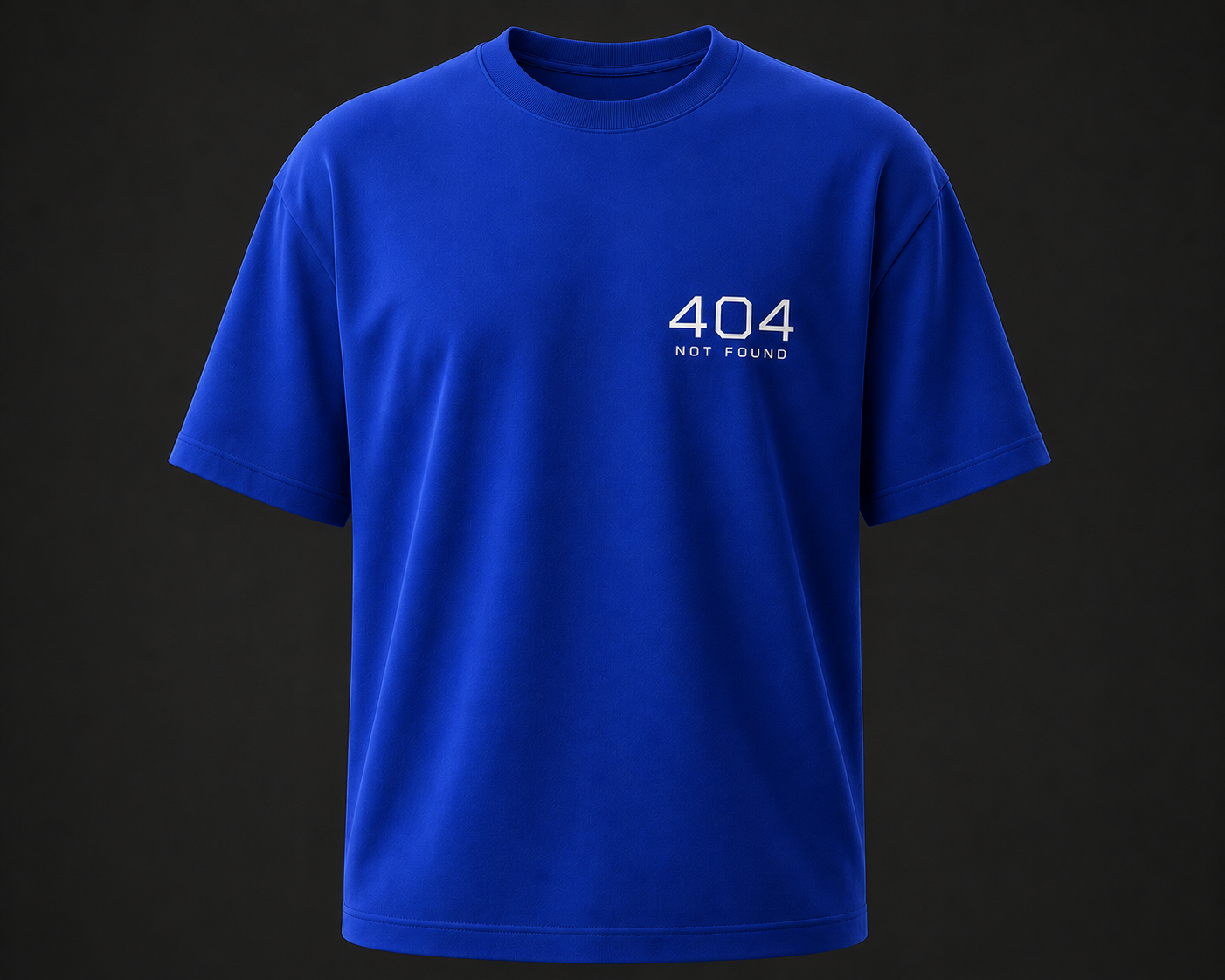 404 Not Found Typography T Shirt