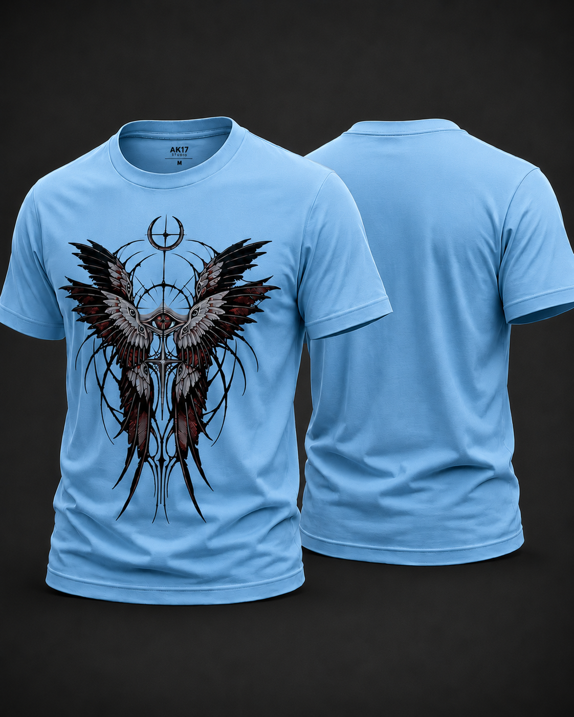 Celestial Wings Cotton T Shirt