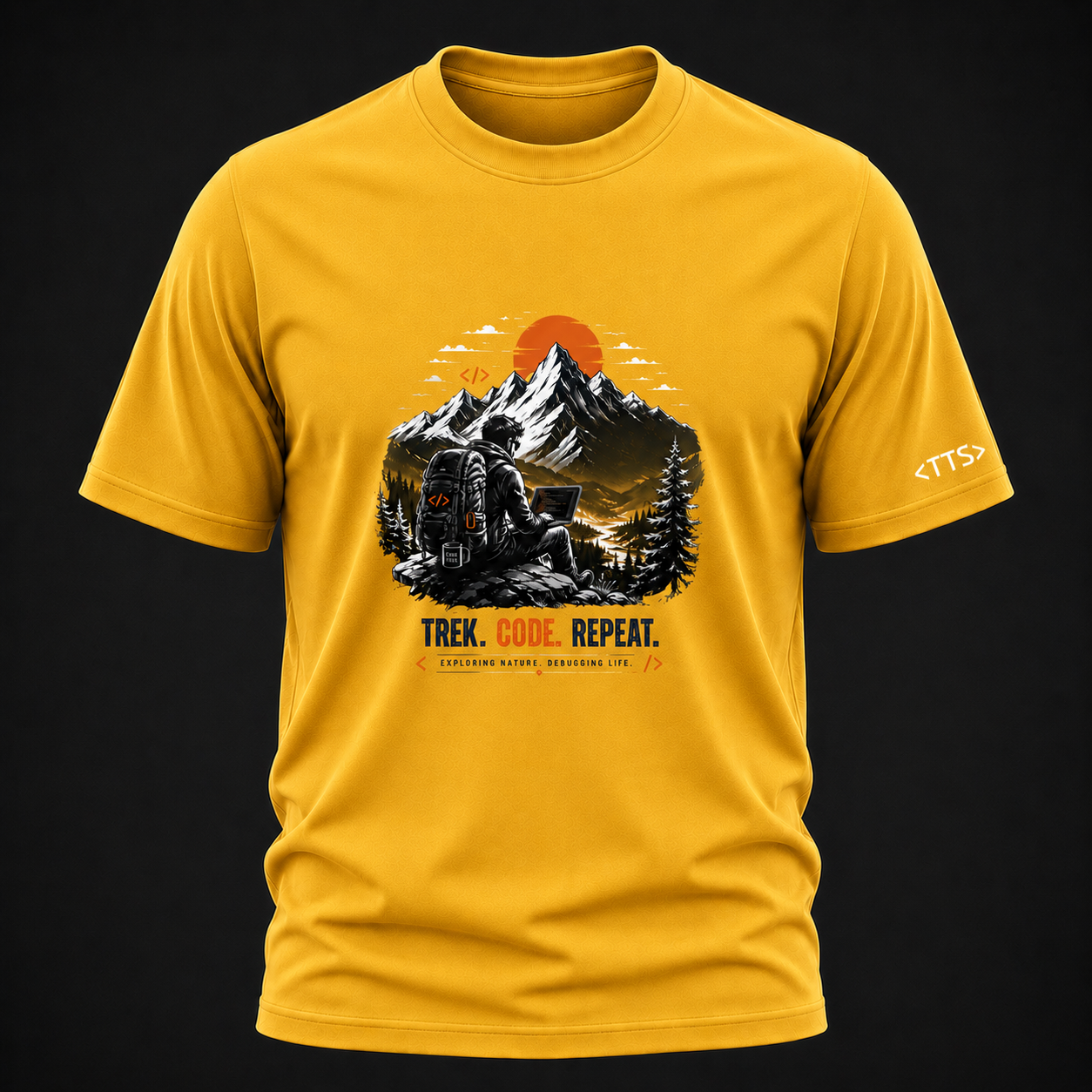 Trekker Techie Cotton T Shirt