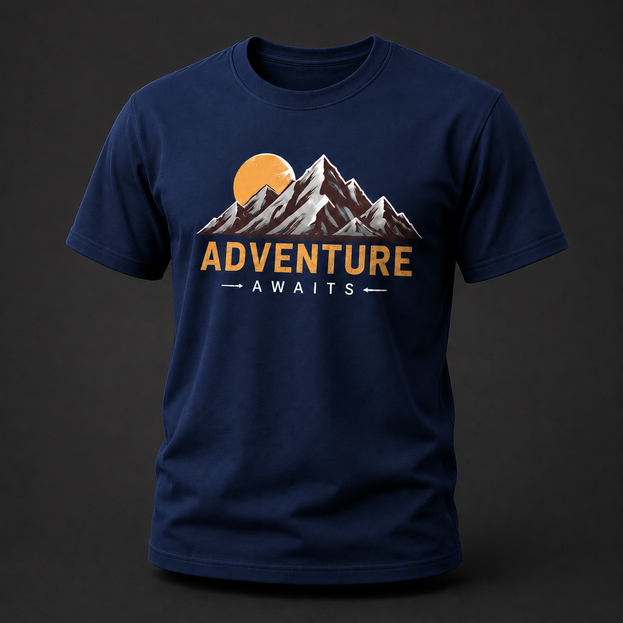 Adventure Awaits Cotton T Shirt