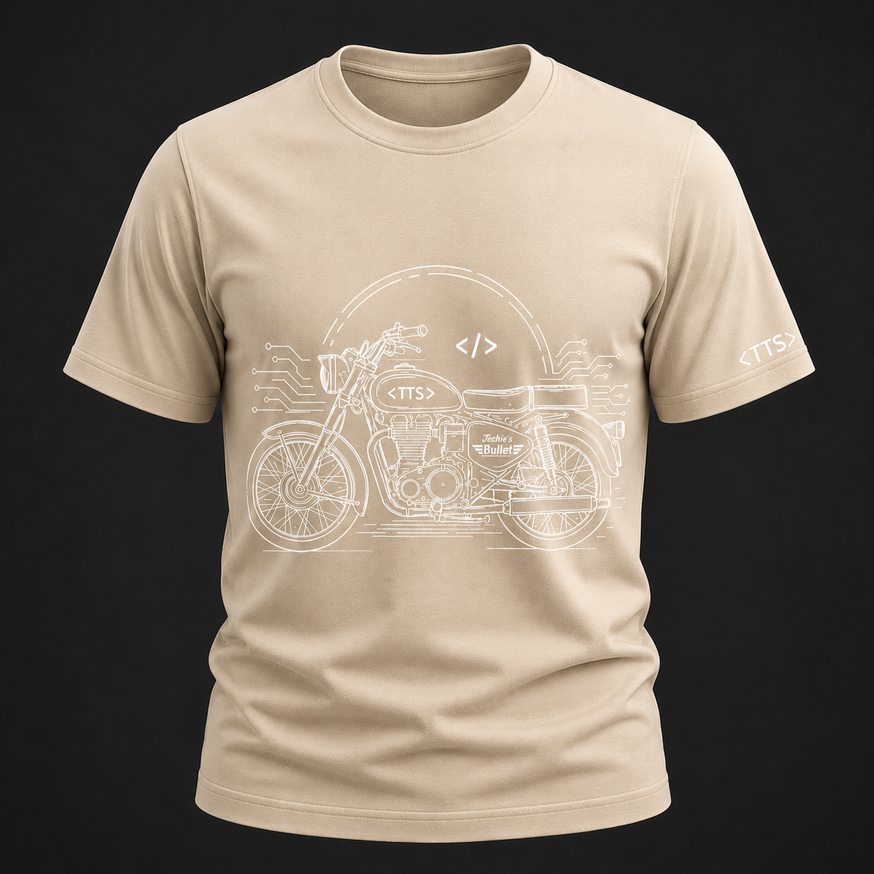 Techie’s Bullet Cotton T Shirt