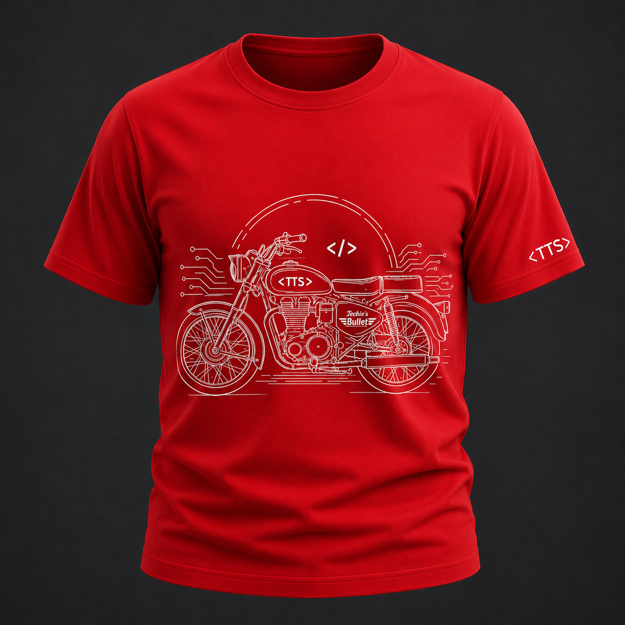 Techie’s Bullet Cotton T Shirt