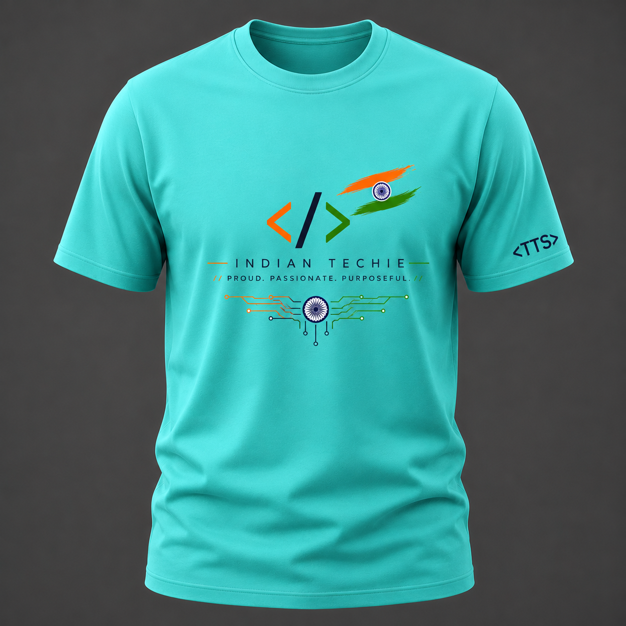 Indian Techie Cotton T Shirt