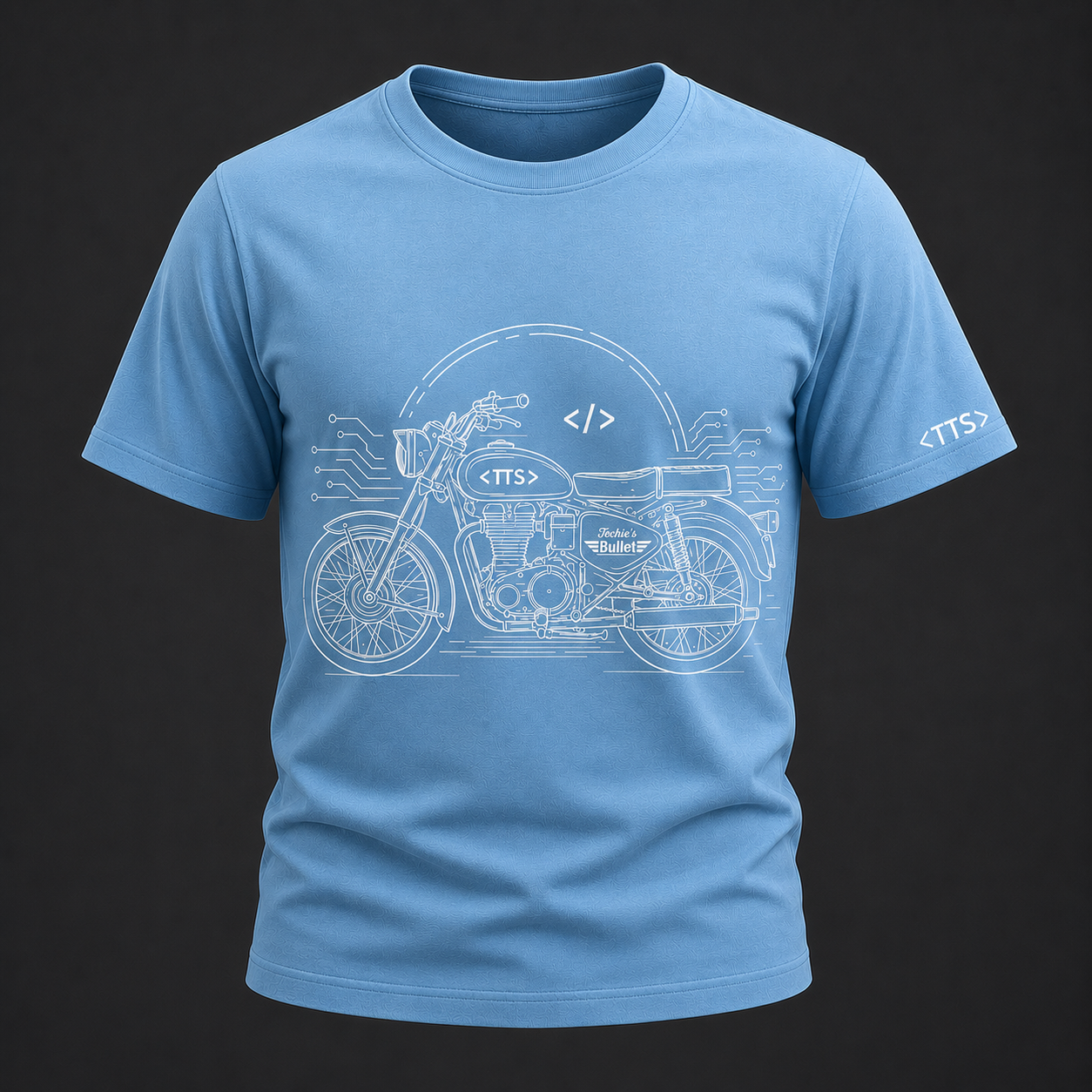 Techie’s Bullet Cotton T Shirt
