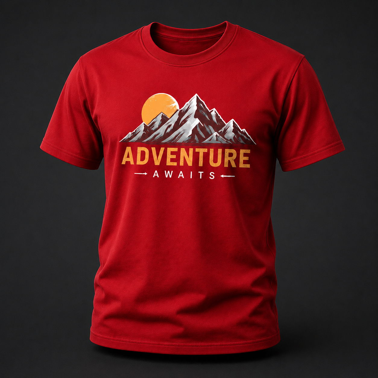 Adventure Awaits Cotton T Shirt