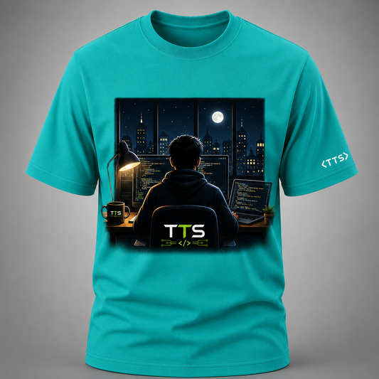 Dev Working In The Night Cotton T Shirt