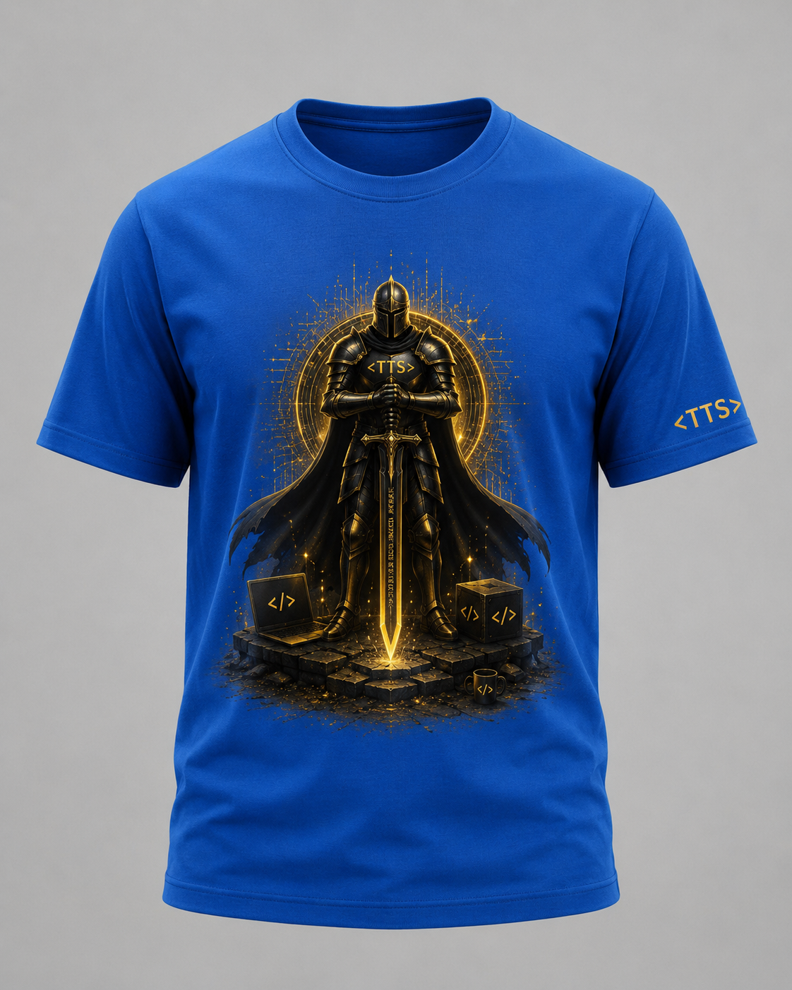Standing Knight Cotton T Shirt