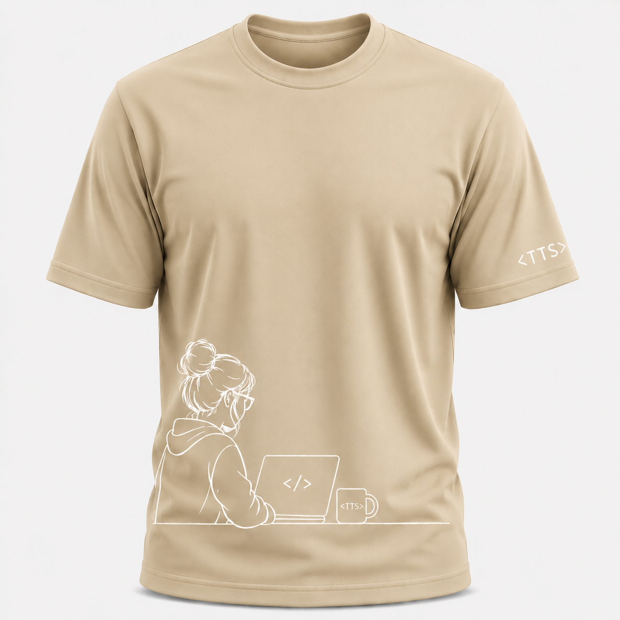 Techie Woman Cotton T Shirt