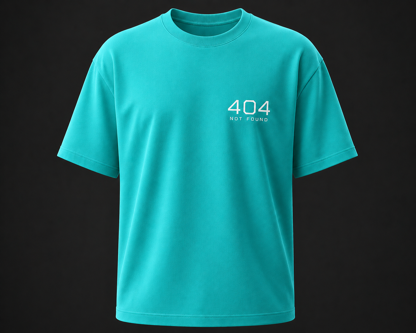 404 Not Found Typography T Shirt