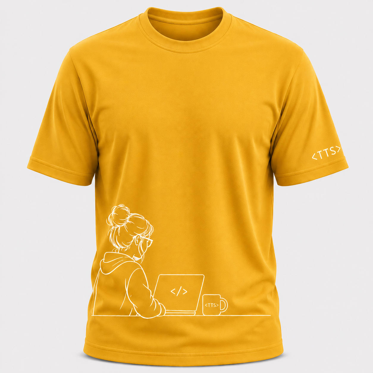 Techie Woman Cotton T Shirt