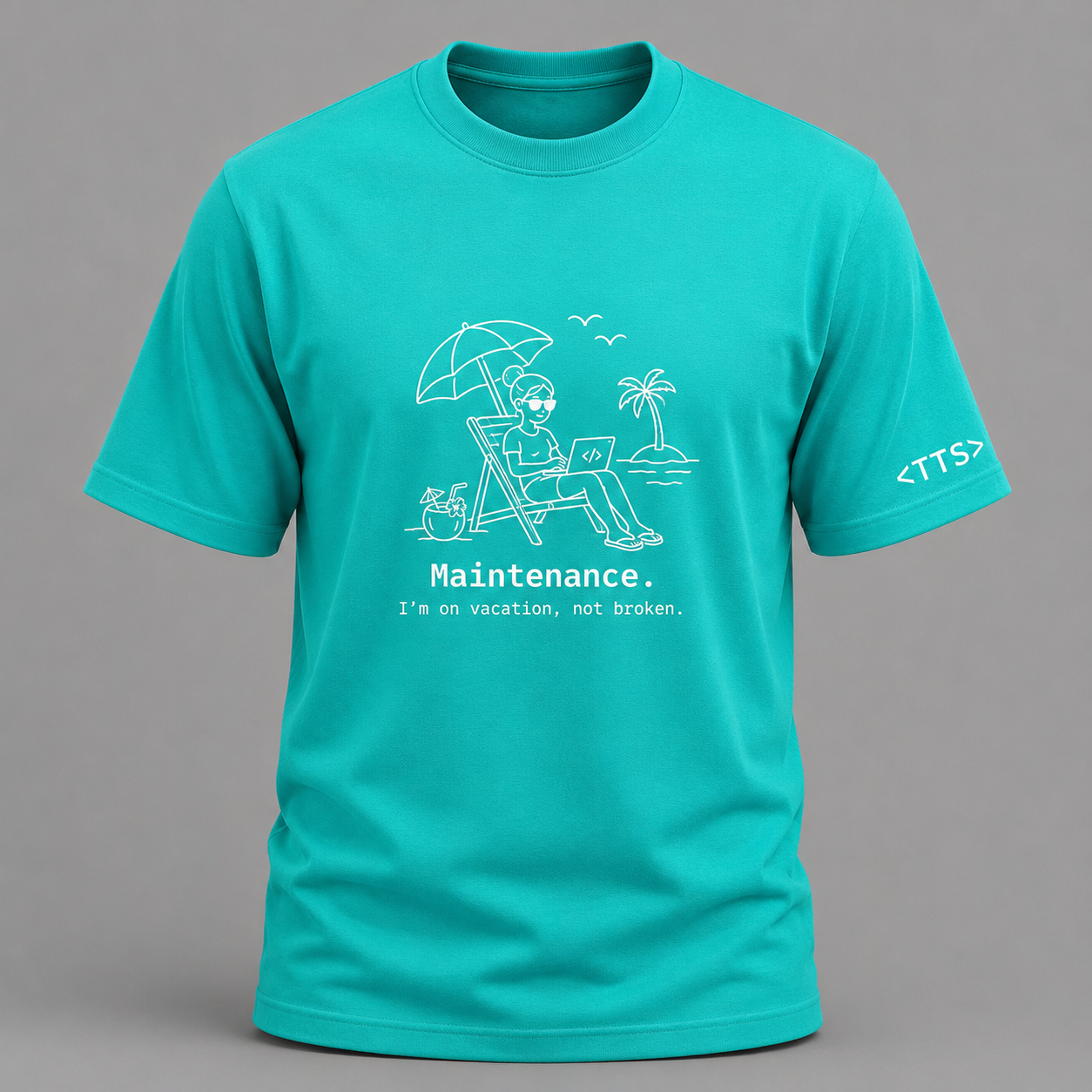 Maintenance Mode Woman Cotton T Shirt