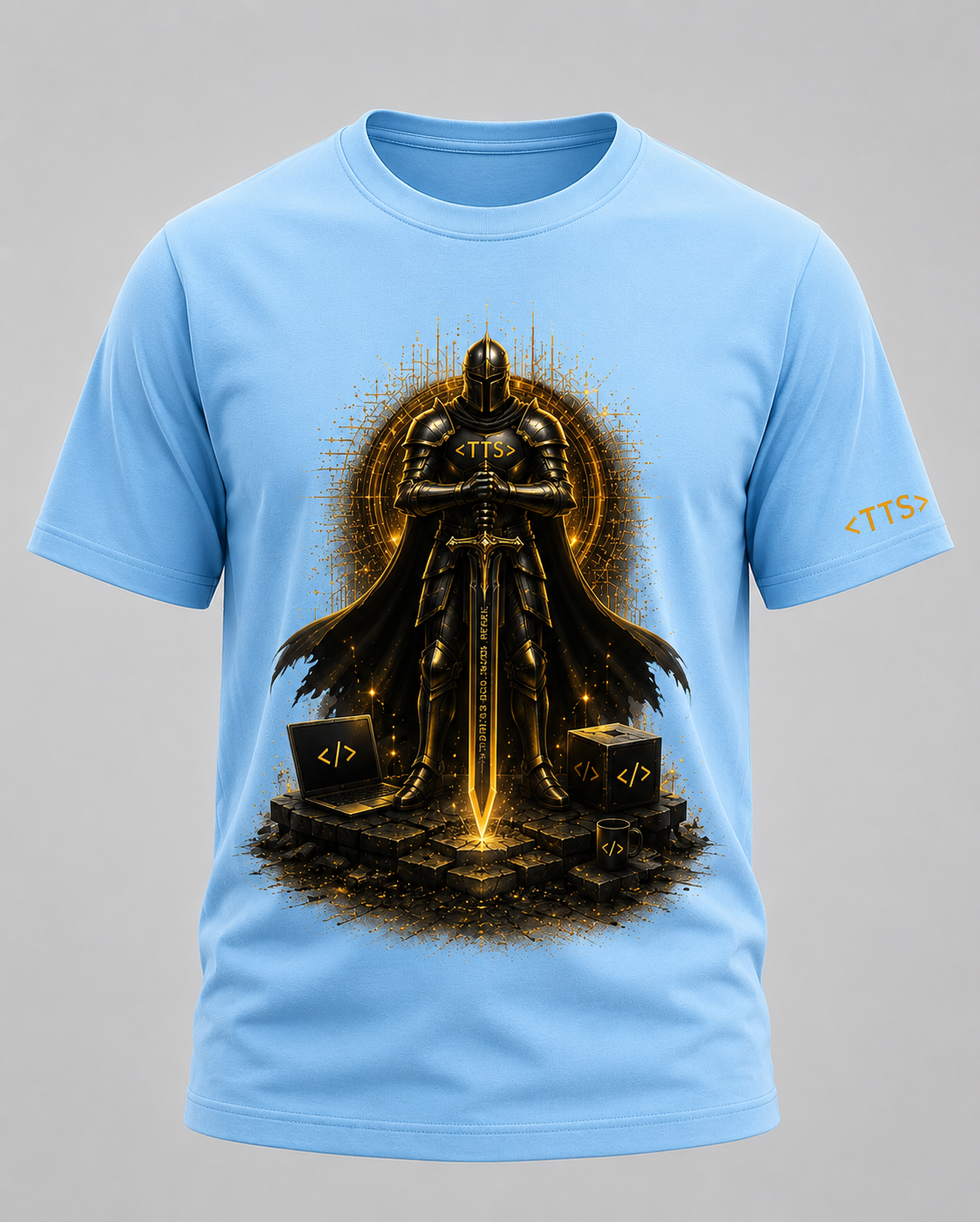 Standing Knight Cotton T Shirt