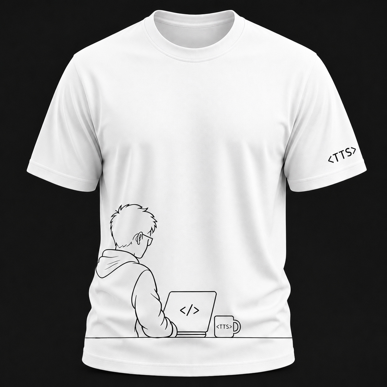 Techie Man Cotton T Shirt