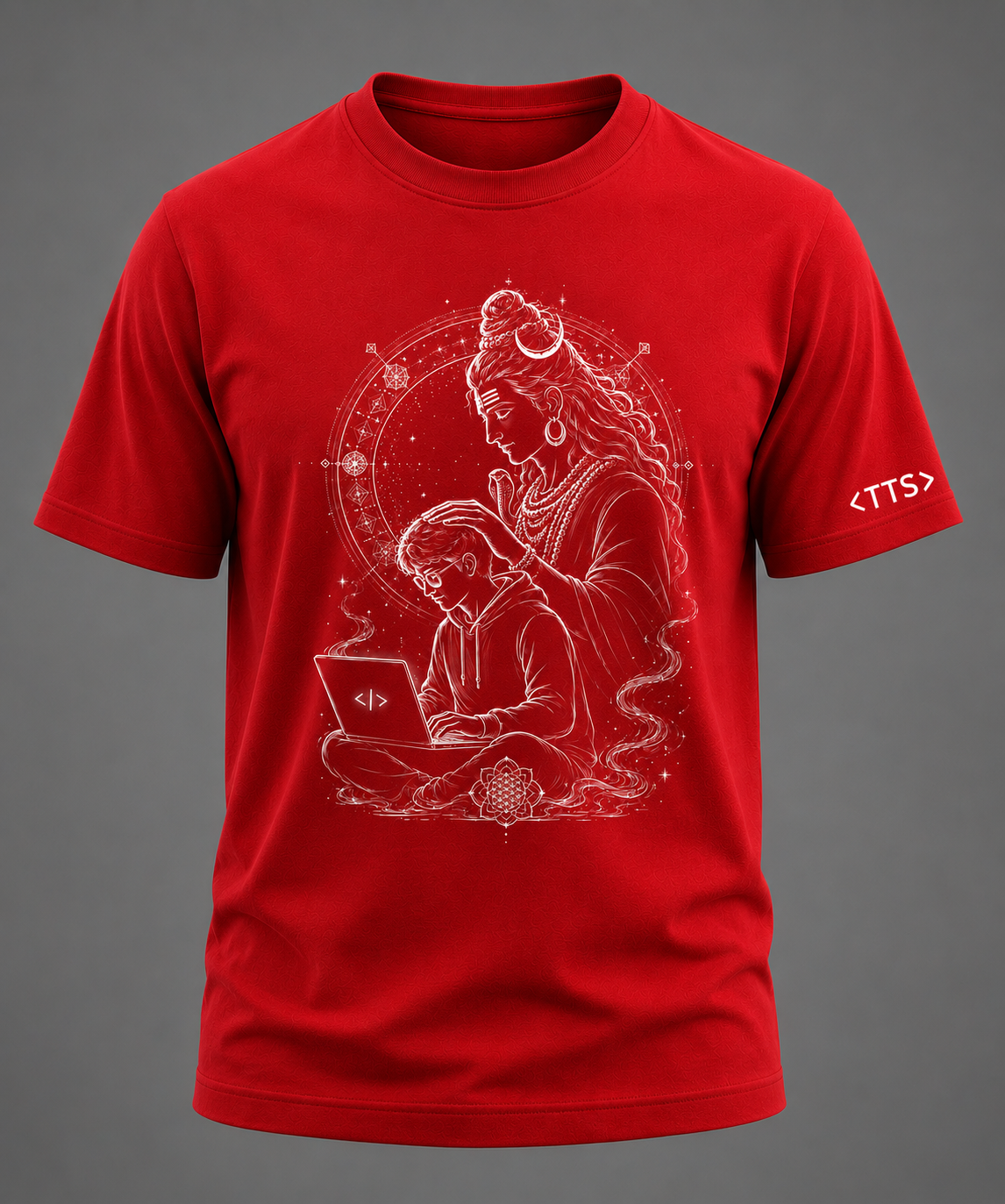 Shiva Blessing Cotton T Shirt