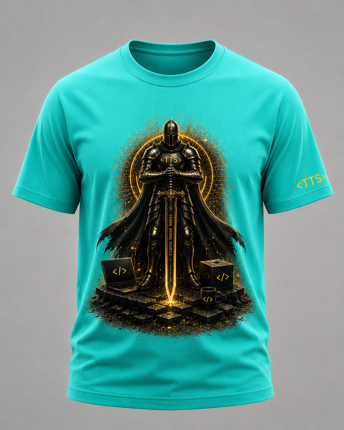 Standing Knight Cotton T Shirt
